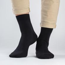 Мужские укороченные носки CAVALLIERE (RuSocks) ЧЕРНЫЕ