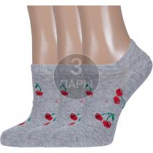 Комплект из 3 пар женских носков  Красная ветка  СЕРЫЕ