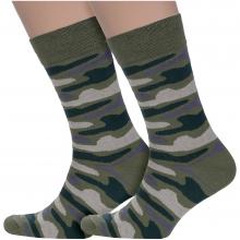 Комплект из 2 пар мужских носков PARA socks M2D23, ХАКИ