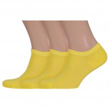 Комплект из 3 пар мужских носков LORENZLine ЖЕЛТЫЕ