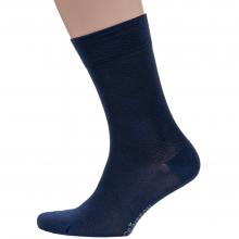 Мужские носки из мерсеризованного хлопка Grinston socks (PINGONS) СИНИЕ