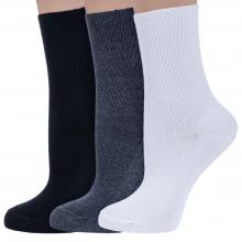 Комплект из 3 пар женских медицинских носков Dr. Feet (PINGONS) микс 3