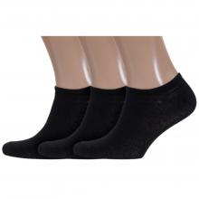 Комплект из 3 пар мужских носков VASILINA ЧЕРНЫЕ