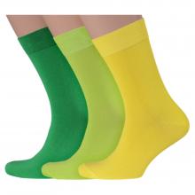Комплект из 3 пар мужских носков  Нева-Сокс  без фабричных этикеток микс 5