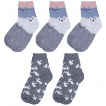 Комплект из 5 пар детских носков RuSocks (Орудьевский трикотаж) микс 5