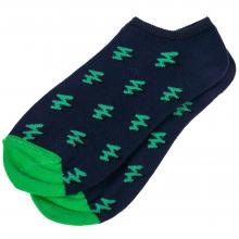 Детские носки  Борисоглебский трикотаж  СИНИЕ с зеленым