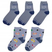 Комплект из 5 пар детских носков RuSocks (Орудьевский трикотаж) микс 7