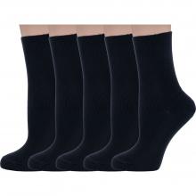 Комплект из 5 пар женских медицинских носков Dr. Feet (PINGONS) ЧЕРНЫЕ
