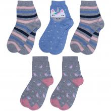 Комплект из 5 пар детских носков RuSocks (Орудьевский трикотаж) микс 4