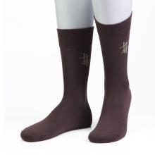 Мужские бамбуковые носки Grinston socks КОРИЧНЕВЫЕ