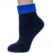 Женские махровые носки RuSocks (Орудьевский трикотаж) ТЕМНО-СИНИЕ