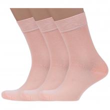 Комплект из 3 пар мужских носков Носкофф (АЛСУ) АБРИКОСОВЫЕ