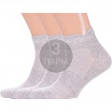 Комплект из 3 пар мужских спортивных носков  Красная ветка  СЕРЫЕ