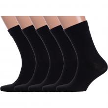Комплект из 5 пар мужских носков GRAND LINE ЧЕРНЫЕ