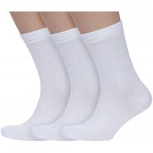 Комплект из 3 пар мужских носков VASILINA БЕЛЫЕ