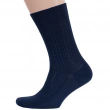 Мужские носки из 100% хлопка RuSocks (Орудьевский трикотаж) рис. 02, ТЕМНО-СИНИЕ