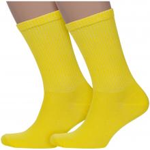 Комплект из 2 пар мужских носков PARA socks ЖЕЛТЫЕ