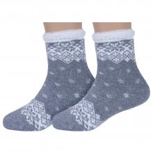 Комплект из 2 пар детских махровых носков Красная ветка С-1614, СЕРЫЕ