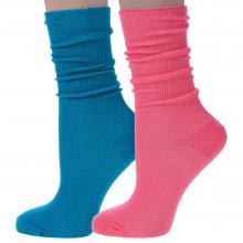 Комплект из 2 пар женских носков без резинки Брестские (БЧК) микс 1