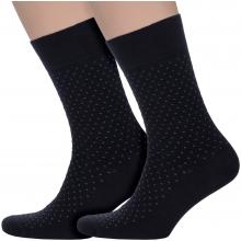 Комплект из 2 пар мужских носков PARA socks M2D21, ЧЕРНЫЕ