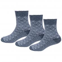Комплект из 3 пар детских теплых носков RuSocks (Орудьевский трикотаж) СЕРЫЕ, рис. 3