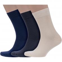 Комплект из 3 пар мужских носков Носкофф (АЛСУ) микс 23