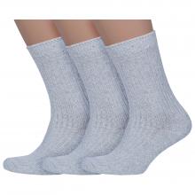 Комплект из 3 пар мужских теплых носков Hobby Line СВЕТЛО-СЕРЫЕ