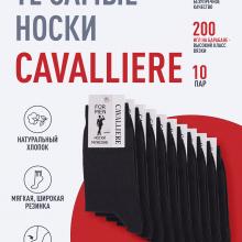 Комплект из 10 пар мужских носков CAVALLIERE (RuSocks) ТЕМНО-СЕРЫЕ