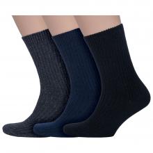 Комплект из 3 пар мужских теплых носков Hobby Line микс 1