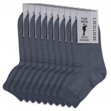 Комплект из 10 пар мужских укороченных носков RuSocks (Орудьевский трикотаж) СЕРЫЕ
