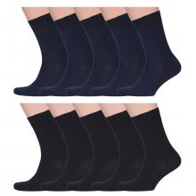 Комплект из 10 пар мужских носков ТМ CAVALLIERE (RuSocks) микс 2