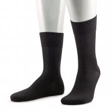 Мужские носки из 100% мерсеризованного хлопка Sergio di Calze ЧЕРНЫЕ