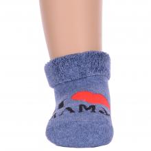 Детские махровые носки RuSocks (Орудьевский трикотаж) ТЕМНО-ДЖИНСОВЫЕ МЕЛАНЖ