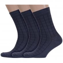 Комплект из 3 пар мужских носков VASILINA 8С8153, ТЕМНО-СЕРЫЕ