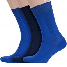 Комплект из 3 пар мужских носков RuSocks (Орудьевский трикотаж) из 100% хлопка рис. 01/02/03, микс 20
