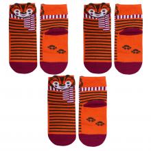 Комплект из 3 пар детских носков  Красная ветка  С-786, ОРАНЖЕВЫЕ