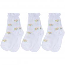 Комплект из 3 пар детских носков PARA socks N1D52, БЕЛЫЕ