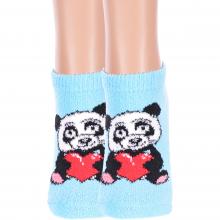 Комплект из 2 пар женских махровых носков Hobby Line ГОЛУБЫЕ