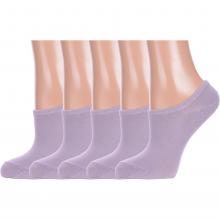 Комплект из 5 пар женских ультракоротких носков Hobby Line СЕРЫЕ