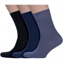 Комплект из 3 пар мужских носков НАШЕ Смоленской чулочной фабрики рис.1, микс 5 (заменить при новой поставке)