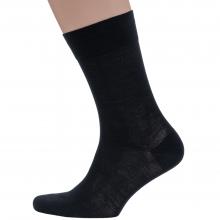 Мужские носки из 100% микромодала Grinston socks (PINGONS) ЧЕРНЫЕ