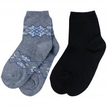Комплект из 2 пар детских теплых носков НАШЕ Смоленской чулочной фабрики микс 12
