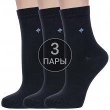 Комплект из 3 пар детских носков  Красная ветка  ЧЕРНЫЕ