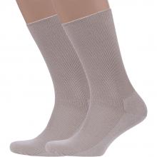 Комплект из 2 пар мужских медицинских носков Dr. Feet (PINGONS) БЕЖЕВЫЕ