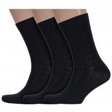 Комплект из 3 пар мужских носков VASILINA 8С8153, ЧЕРНЫЕ