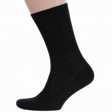 Мужские носки из 100% хлопка RuSocks (Орудьевский трикотаж) рис. 02, ЧЕРНЫЕ