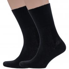 Комплект из 2 пар мужских медицинских носков Dr. Feet (PINGONS) из 100% хлопка ЧЕРНЫЕ