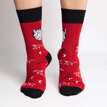 Носки unisex St. Friday Socks  Берегитесь милых козочек / Бафометка и символы её 