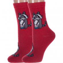 Комплект из 2 пар женских теплых носков Hobby Line КРАСНЫЕ