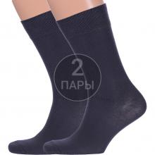 Комплект из 2 пар мужских носков PARA socks ТЕМНО-СЕРЫЕ
